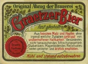 Grätzer Bier - Bildquelle : http://www.brauwesen-historisch.de/Polenverl1.html