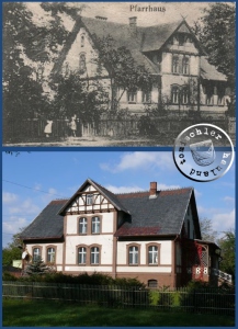 Früher und Heute - Bild: Zusammenstellung Postkartenausschnitt und Foto PM
