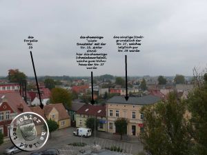 Blick auf die Nord-Ost Ecke es ehemaligen Neuen Marktes / Aufn. PM