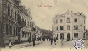 Schweriner Straße in Birnbaum / Bild Sammlung Kraft